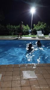 The swimming pool at or close to LA TANA DEL CINGHIALE