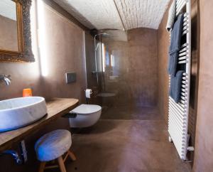 a bathroom with a sink and a toilet at Barabois luxury vacation home in Ronse +56 photos