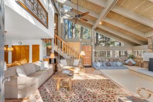 a living room with a couch and a table at LLC0804 - Lucky Lady 404 in South Lake Tahoe