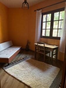 Ein Bett oder Betten in einem Zimmer der Unterkunft Propriété de charme avec vue panoramique