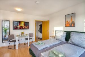 Χώρος καθιστικού στο Larooms - Sonne#1, STUDIO mit Parkplatz in ruhiger Lage und perfekter Anbindung