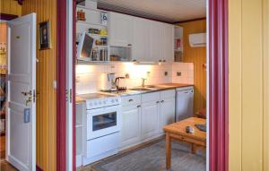 Η κουζίνα ή μικρή κουζίνα στο Gorgeous Apartment In Bø I Telemark