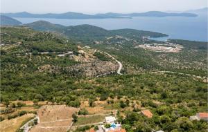 an aerial view of a city and the water at Stunning Home In Slano With Wifi in Slano