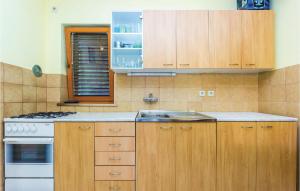 Köök või kööginurk majutusasutuses Nice Apartment In Povile With Wifi