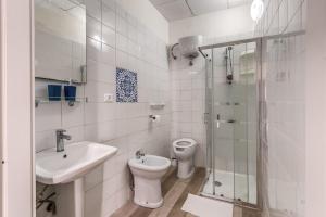 Koupelna v ubytování Hotel principe