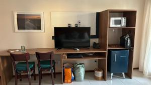 Kuhinja oz. manjša kuhinja v nastanitvi Apartamento em Resort Tree Bies