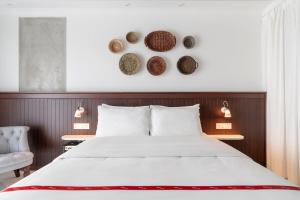 Cama o camas de una habitación en Ruby Molly Hotel Dublin