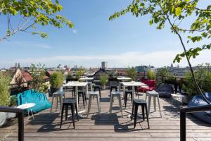 Balkón nebo terasa v ubytování Ruby Lilly Hotel Munich