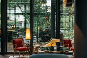 Posezení v ubytování Ruby Lilly Hotel Munich