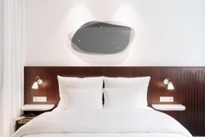 Voodi või voodid majutusasutuse Ruby Hanna Hotel Stuttgart toas