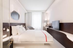 Voodi või voodid majutusasutuse Ruby Hanna Hotel Stuttgart toas