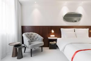Voodi või voodid majutusasutuse Ruby Hanna Hotel Stuttgart toas