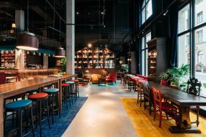 Restoran või mõni muu söögikoht majutusasutuses Ruby Hanna Hotel Stuttgart