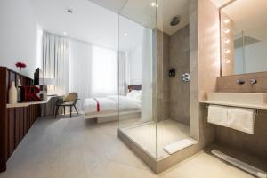 Koupelna v ubytování Ruby Marie Hotel Vienna