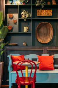 Istumisnurk majutusasutuses Ruby Zoe Hotel London
