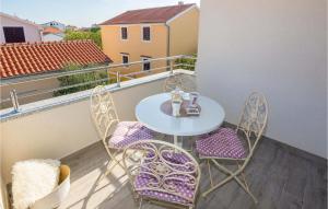 Balkón alebo terasa v ubytovaní Apartment Vrsi-Mulo 02