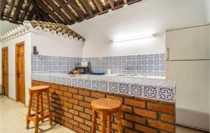 Η κουζίνα ή μικρή κουζίνα στο Pet Friendly Home In Algar