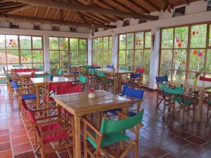 Restaurant o un lloc per menjar a Hotel Ecoposada Viña de Aldana