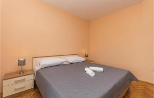Postel nebo postele na pokoji v ubytování 5 Bedroom Cozy Home In Biograd Na Moru
