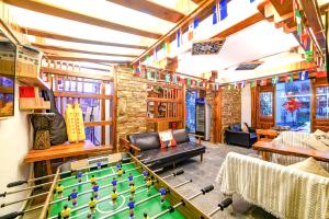 Istumisnurk majutusasutuses Destination Youth Hostel