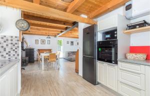 Η κουζίνα ή μικρή κουζίνα στο Beautiful Home In Krnicari With Wifi