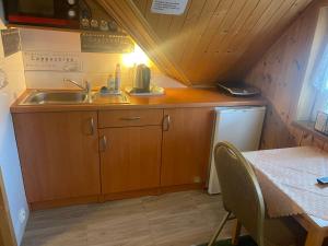 Kuchyň nebo kuchyňský kout v ubytování Willa Stenia Apartamenty