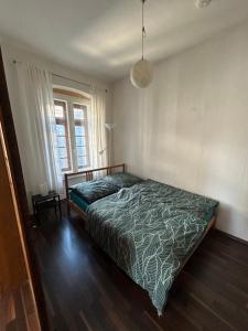 Postel nebo postele na pokoji v ubytování Altstadtwohnung Balve
