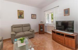 Televízia a/alebo spoločenská miestnosť v ubytovaní Pet Friendly Home In Novi Vinodolski