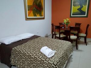 Katil atau katil-katil dalam bilik di Hotel Perú Hosting - Piura