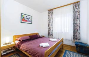 Posteľ alebo postele v izbe v ubytovaní Gorgeous Home In Selce With Wifi