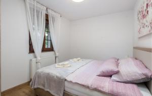 Posteľ alebo postele v izbe v ubytovaní 4 Bedroom Amazing Home In Otocac + 35 fotografií
