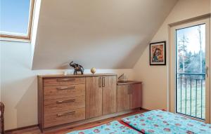 Posteľ alebo postele v izbe v ubytovaní Ferienhaus In Feldbach