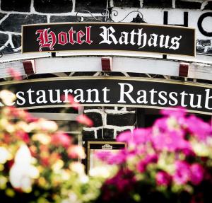 Certifikát, hodnocení, plakát nebo jiný dokument vystavený v ubytování Hotel Rathaus