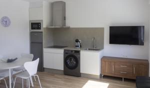 Kuchyň nebo kuchyňský kout v ubytování Alen de Louro - Apartamento 5 Ardeleiro