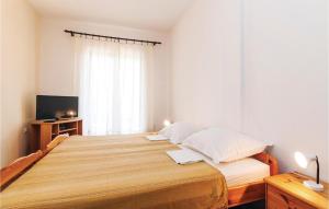 Postel nebo postele na pokoji v ubytování One-Bedroom Apartment In Posedarje