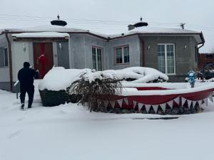 Apartamenty Paszkówka v zime
