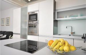 Kuchyň nebo kuchyňský kout v ubytování Apartment Supetar Ive Vojnovica