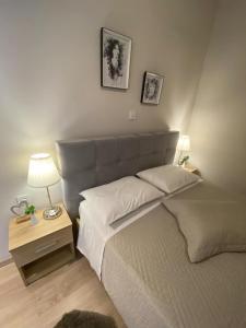 Postel nebo postele na pokoji v ubytování SPYROS APARTMENT
