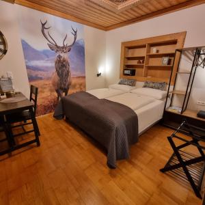 Postel nebo postele na pokoji v ubytování Landhaus Nikki