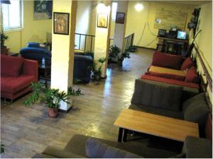 Posezení v ubytování P.Loft Youth Hostel