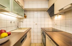 Kuchnia lub aneks kuchenny w obiekcie Beautiful Home In Bedenica With Sauna