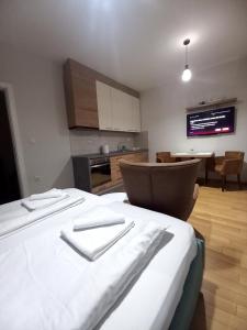 Køkken eller tekøkken på NM Apartman