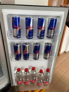 Nápoje v ubytování Ferienwohnung Waldhauser