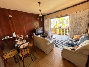 Χώρος καθιστικού στο Casa aconchegante
