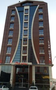 カイセリにあるMy Liva Hotelの表札のある建物