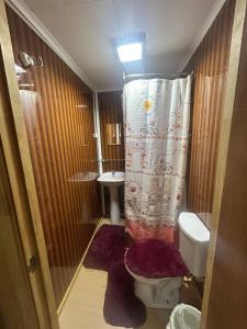Koupelna v ubytování Hostal Reymar