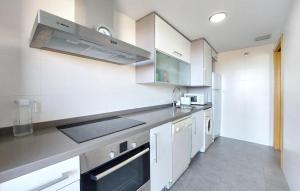 Una cocina o zona de cocina en Cozy Apartment In Moncofa
