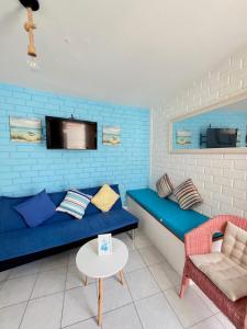 Posezení v ubytování "Vista al Mar Terraza Privada Pulpos"