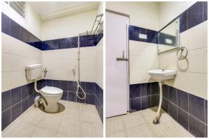 Koupelna v ubytování Hotel O Srinivasa Residency