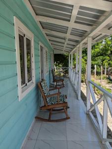 Balkón nebo terasa v ubytování Habitaciones Casa Tinina